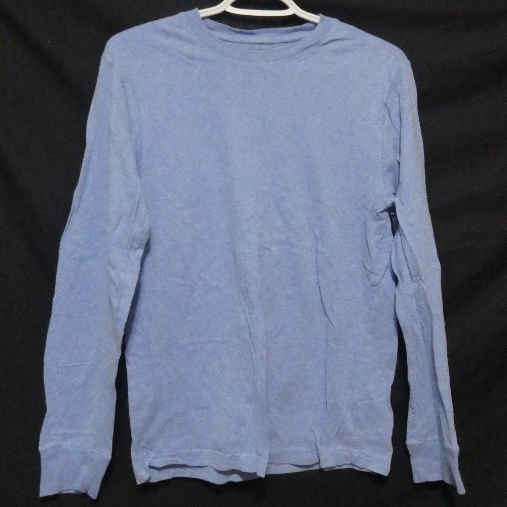 OLD NAVY | small | light blue long sleeve pullover shirt | 100% cotton